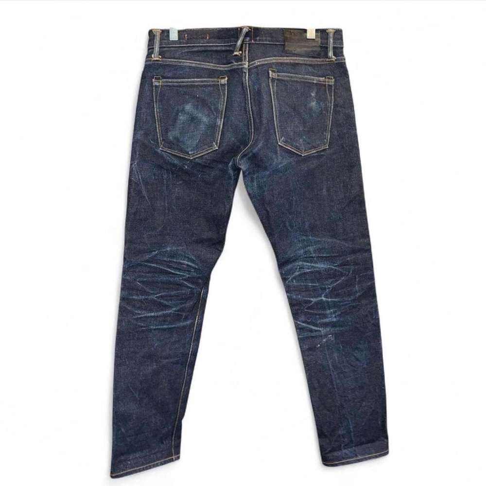 Hiroshi Kato Mammoth Indigo Jeans in Pen Slim - Picture 2 of 6